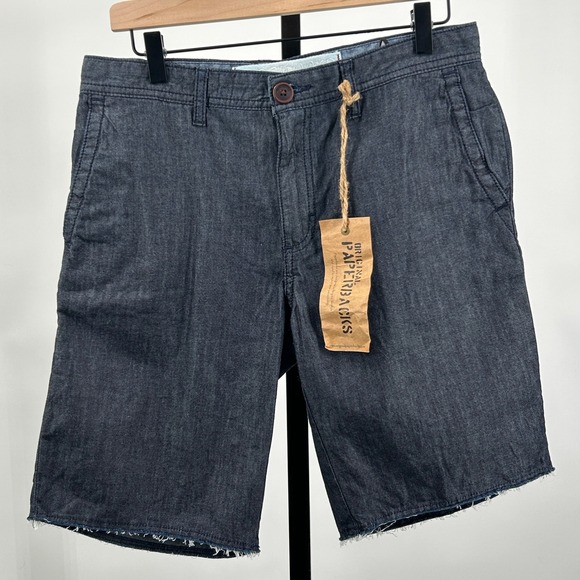 Original Papersbacks - Nantucket Chambray Men's Shorts Size 31 - 100% Cotton NWT - Picture 2 of 10